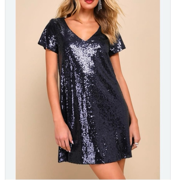 Lane Bryant Dresses & Skirts - Lulus sequin dress.  Knee length. 1xl.